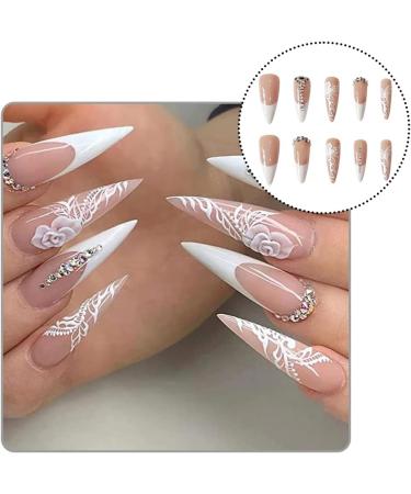 False Nails Stylish Full Cover Nail Art Durable Artificial Nail Tips for Women and Girls - Buy Online on GoSupps.com