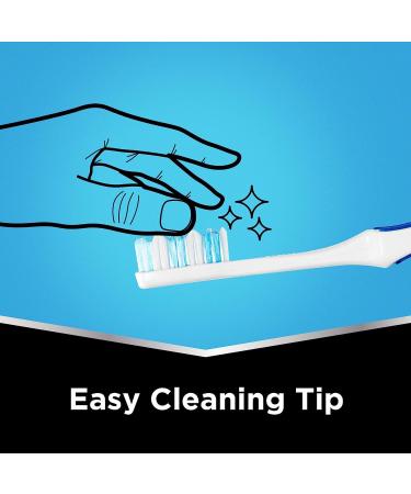 REACH Essential Care Interdental Firm Toothbrush 12-Pack Full Head Hard Bristle Manual Toothbrushes - Variety Colors Multipack for Daily Oral Enamel Dental Care - Buy Online on GoSupps.com