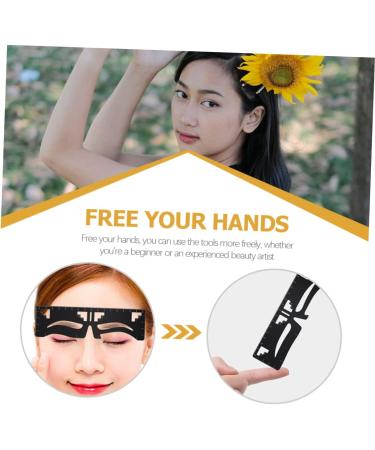 IWOWHERO Metal Stencils eyebrow design eyebrow card Eyebrow Ruler Eyebrow Positioning Ruler eyebrow trimming Survey ruler - Buy Online on GoSupps.com