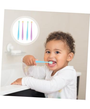 Minkissy 4-Piece Manual Toothbrush Set for Babies | Soft Fur Dental Care Products for Children - Buy Online on GoSupps.com