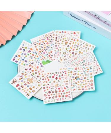 Adhesive DIY Manicure Chick Egg Nail Slider Nail Art Sticker Shining Decals Easter Nail Sticker Nails Decal(6) Style6 - Buy Online on GoSupps.com