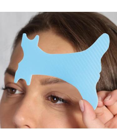 Eyebrow Template Eyebrow Drawing Guide Eyebrow positioning ruler makeup guide for defined eyebrow eyelashes lip contour Light Blue - Buy Online on GoSupps.com