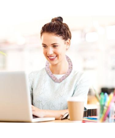 Cooling Neck Wraps | Quickly Cooling Neck Wraps Cooling Tube | Hands- Cold Pack Reusable Neck Cooler Summer Heat Relief for Hot Flashes and Fever Pink - Buy Online on GoSupps.com