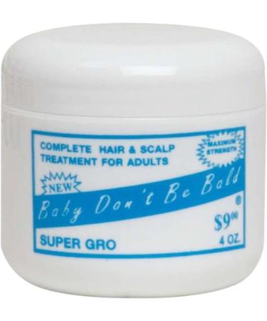 Baby Dont Be Bald Super GRO 4oz - Promotes Healthy Hair Growth for Babies - Buy Online on GoSupps.com