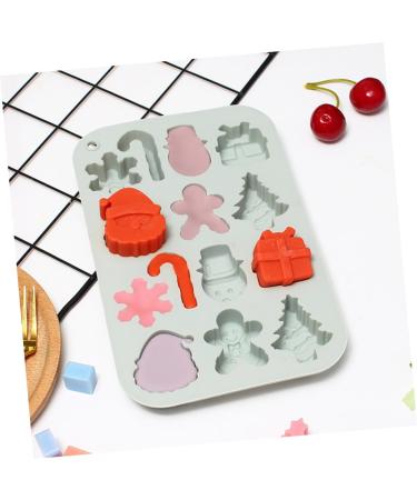 Alipis 2pcs Baking Mold Chocolate Mold Resin Mold Candy Making Mold Silicone Molds Cake Mold Christmas 3D - Buy Online on GoSupps.com