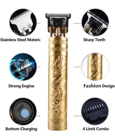 Hair Clippers for Men USB Cordless Rechargeable Grooming Kits Professional Hair Trimmer Zero Gapped T-Blade Trimmer Edgers Clippers Electric Beard Trimmer Cutting Kit - Buy Online on GoSupps.com