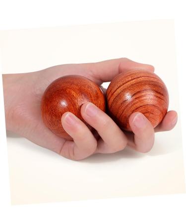 TOVINANNA 6 STK Solid Wood Massage Balls - Fitness & Stress Relief for Hands Feet & Muscles | Roller Ball Therapy - Buy Online on GoSupps.com