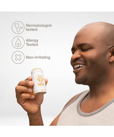 Hume Supernatural Aluminum Free Deodorant for Women & Men - Safe for Sensitive Skin - Probiotic Plant-Based Baking Soda Free Aloe & Cactus Flower Anti Sweat Stain & Odor - Amber Woods 3-Pack Amber Woods - 3 pack - Buy Online on GoSupps.com