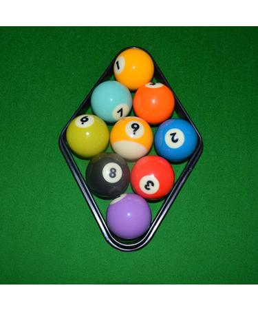 Sixx 9 Ball Classic Rhombus Billiards Ball Frame - Snooker Ball Rack Organizer for Bar Billiards Room - Buy Online on GoSupps.com