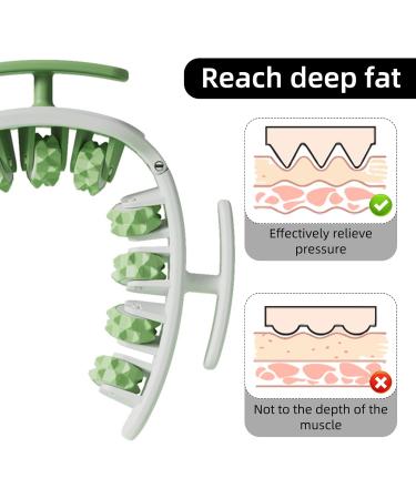 Maxant 360 3D Foam Massage Roller - Ultimate Muscle Relief & Leg Massager (White/Green) - International Shipping Available - Buy Online on GoSupps.com