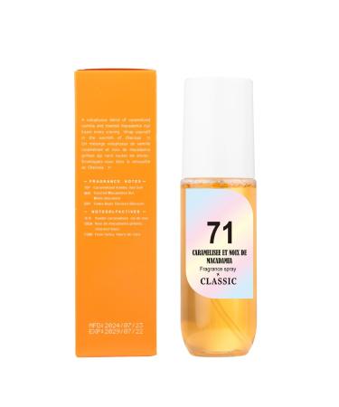 Body Spray for Women Hair & Body Fragrance Mist Pheromone Perfume Oil Travel Size Womens Fragrance Body Spray Hair & Body Fragrance Mist Hair Perfume for Women Body Spray(Orange) 1 Count (Pack of 1) Orange