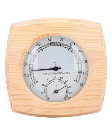 Digital thermometer hygrometer humidity and temperature measuring device for the sauna room