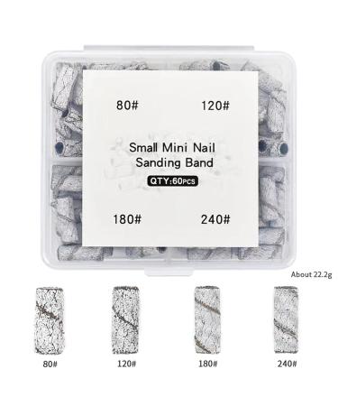 Professional Sanding Bands Nail Manicure 80/120/150/180/240Grit File Sand Piece Set For Nail Drill Bits Manicure Nail Sanding Bands Nail Sanding Bit - Buy Online on GoSupps.com