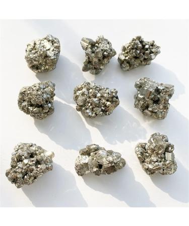 Natural Magic Natural Iron Pyrite Cluster Crystal Stone Rough Display Specimen Minerals Reiki Crystal Stone 20-30g - Buy Online on GoSupps.com