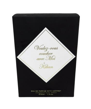 By Kilian Voulez vous coucher avec Moi Eau de Parfum 50 ml with Clutch Ylang Ylang Gardenia Sandalwood 1.7 Fl Oz (Pack of 1)