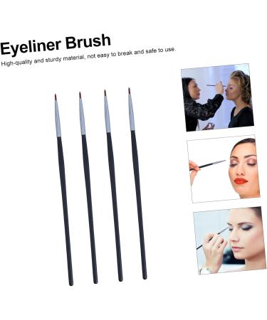 Hemoton 4pcs Fine Eyeliner Brush Fiber Eyeliner Brush Cosmetic Eye Brush Eyeliner Fiber Brush Makeup Eyeliner Wand Makeup Brush Applicator Cosmetic Brush Makeup Eyeliner Brush - Buy Online on GoSupps.com