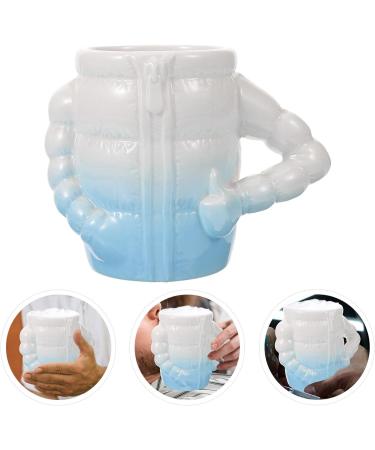 Baluue Ceramic Razor Shell - Funny Shaving Cup for Wet Shaving | Unique Razor Soap Peel Down Jacket Shape | Hairdresser Accessories - Shop Internationally! - Buy Online on GoSupps.com