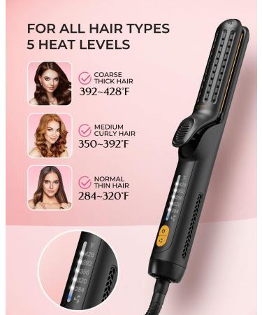 WEEYUM 2-in-1 Airflow Styler Hair Straightener & Curler - Professional Adjustable Temp 360 Airflow Dual Voltage for International Use - Buy Online on GoSupps.com