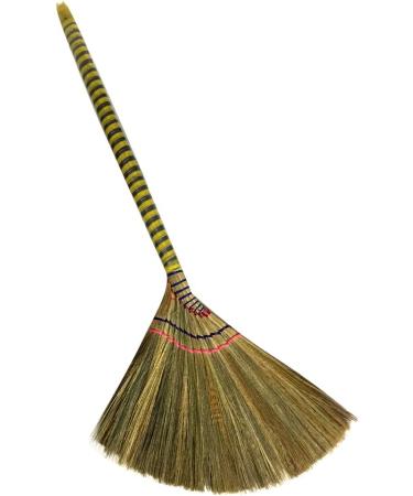 Caravelle Choi Bong Co Handmade Straw Broom with Colored Handle - 12 Head, 40 Length - Buy Online on GoSupps.com