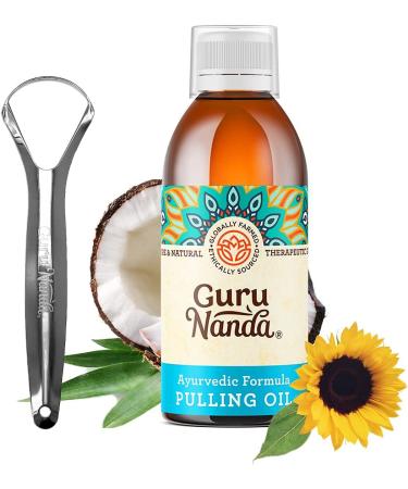 GuruNanda Oil Pulling Mouthwash & Mentadent Whitening Strips Combo - Fluoride-Free  Vegan  Natural - 24 Pack - Buy Online on GoSupps.com