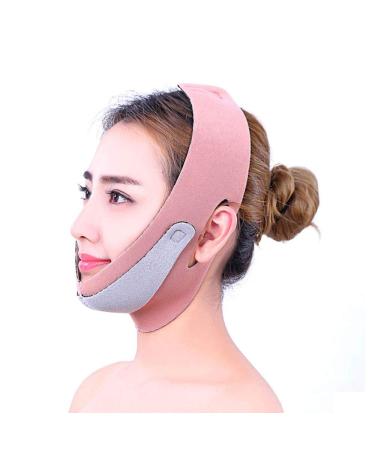 V Line Mask - Facelift Band for Double Chin & Weight Loss | Skin Care Kinnlifting Face Wrap (Orange) - International Shipping Available - Buy Online on GoSupps.com
