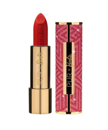 PÜR X Barbie Iconic Lips in Innovator Signature Semi-Matte Lipstick CEO