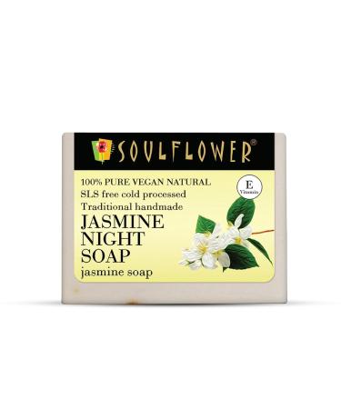Jasmine Handmade Soap | 100% Pure Natural & Cold proccessed with Essential Oils Exotic Herbs & Aroma (5 Oz)