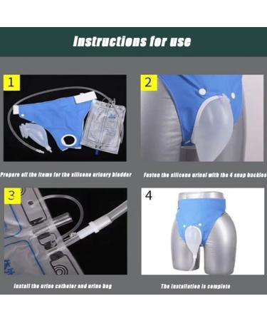Buy Reusable Silicone Urinal for Women | Portable Comfortable & Wearable Incontinence Bag - International Shipping Available - Buy Online on GoSupps.com