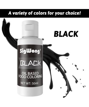 Oil Based Food Coloring - 50ml Black Upgraded Food Coloring for Chocolate Edible Oil Based Food Dye for Cake Decorating Baking Candy Melts Cookie Icing Frosting Fondant Meringues - 1.69 Fl.Oz Bottles (Christmas) - Buy Online on GoSupps.com
