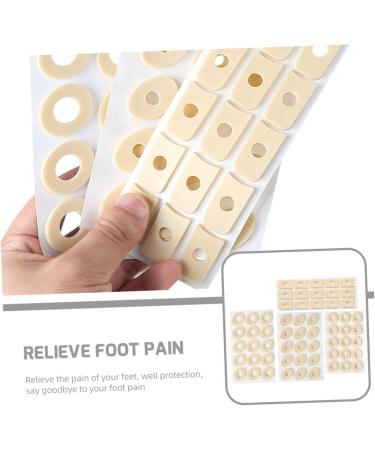 Gatuida 4sheets Latex Corn Stickers Foot Caring Stickers Corn Pad Foot Pad Gel Corn Toe Pad Corn Cushions Corn Relaxation Pad Bulk Protector Foot Stickers Floor Mat Latex Sponge - Buy Online on GoSupps.com
