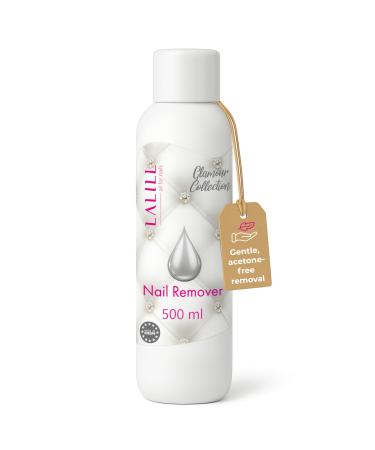 LALILL LALILL Nail Polish Remover 500ml - Acetone-Free Nail Polish Remover - Quick and Easy Peel Off - Acetone Free - Ideal for Sensitive Nails