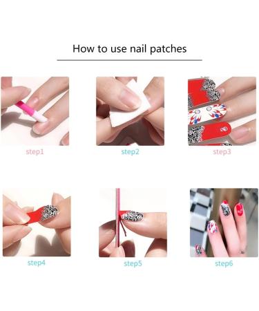 JSGHGDF 16 s Sticker Nail Stickers Set for UV Lamp 3D Nails Style Ze0444 - Buy Online on GoSupps.com