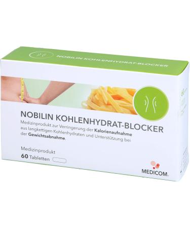 NOBILIN Carbohydrate Blocker Tablets - 60 PCS | Effective Weight Management & Maximize Nutrition | Shop Internationally - Buy Online on GoSupps.com