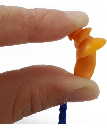GXXMEI 100 Pairs Reusable Silicone Ear Plugs with String - Noise Cancelling Ear Protection for Sleep & Hearing Safety - International Shipping Available - Buy Online on GoSupps.com