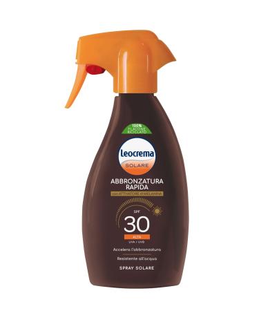 Leocrema Leocrema - Tanning Sunscreen SPF 30 with melanin activator fast absorption and water resistant 250 ml