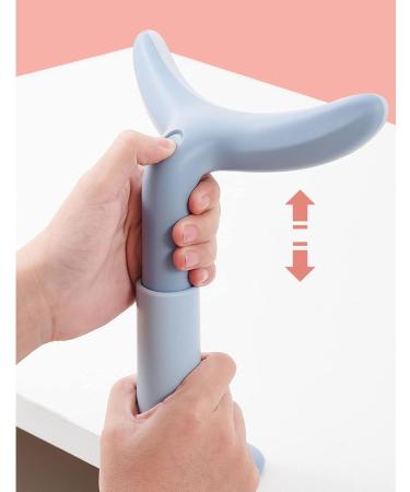 Sitting Posture Corrector for Children - Height Adjustable T-shaped Trainer (Blue) | Eye Protection & Myopia Prevention - Buy Online on GoSupps.com