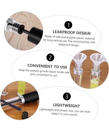 6pcs Eyelash Solution Bottle Mini Containers Mini Mascara Bottle Refillable Bottles Liquid Bottle - Buy Online on GoSupps.com