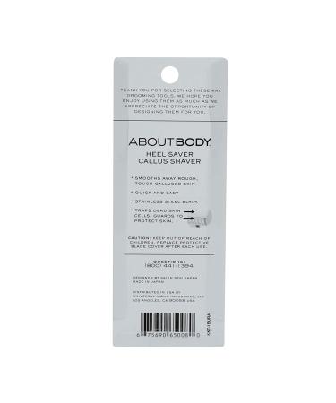 Kai About Body Heel Saver - Stainless Steel Callus Shaver for Women | Includes 1 Heel Shaver | Foot Scraper for Callus Removal and Dead Skin Remover - Buy Online on GoSupps.com