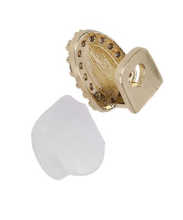 Shop Bling Teeth Accessory - Gold Hip Hop Tooth Decoration for Halloween Party - Buy Online on GoSupps.com