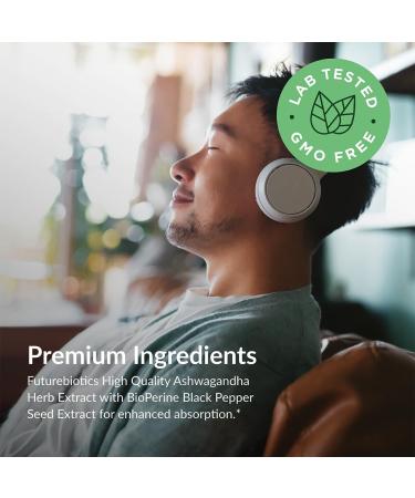 Futurebiotics Ashwagandha Extra Strength Stress & Mood Support with BioPerine - Non GMO Formula 100 Vegetarian Capsules 100 Count (Pack of 1) - Buy Online on GoSupps.com