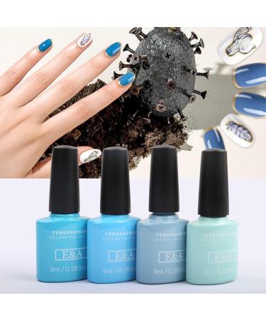 fengshangmei 8ml Nail Gel Long-Lasting Gelpolish UV and Led Permanent Enamels Professional Nail Art Gel Nail Polish - (Color: 004) - Buy Online on GoSupps.com