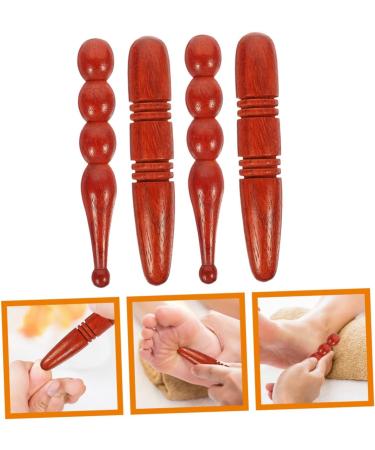 Minkissy 8-Piece Acupuncture Rod & Gua Sha Massage Set | Full Body & Foot Massage Tools | Solid Wood Skin Care Accessories - Buy Online on GoSupps.com