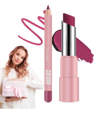 Lip Balm Tinted Lipstick - Nourishing Matte Balm Non-Sticky Care for Chapped Lips for Women - Buy Online on GoSupps.com
