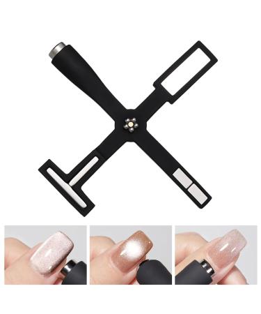 Cat Eye Magnet Nail Magnet Multi-Function Magnet 5 in 1 Nail Magnet Tool Nail Trimmer Multi-Function Cat Eye Gel Magnet Cat Eye Gel Nail Polish Magnet Wand for Nails Girls Cat Working