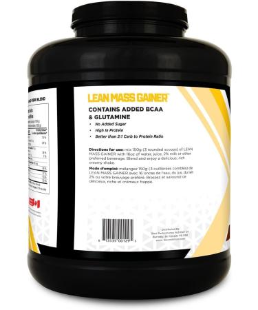 BioX Lean Mass Gainer | Low Lactose Sustained-Release Protein Matrix Gainer with No Added Sugar | 590 Calories 50G Protein 5G Fibre | 23+ Servings 3.50KG (Chocolate) - Buy Online on GoSupps.com
