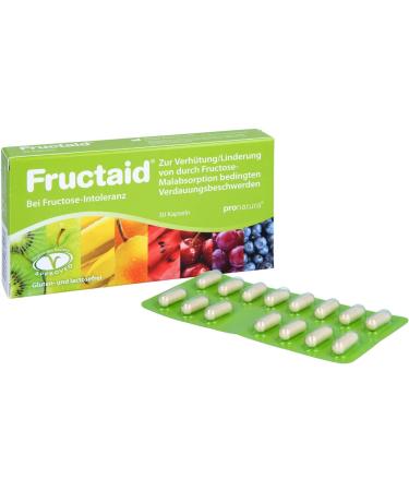 Pro Natura Fructaid - 30 Capsules for Fructose Intolerance Relief | Digestive Support Supplement - Buy Online on GoSupps.com