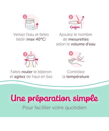 GUIGOZ GUIGOZGest 1 Baby Milk Powder for Ages 0 to 6 Months - Box of 830 g - Buy Online on GoSupps.com