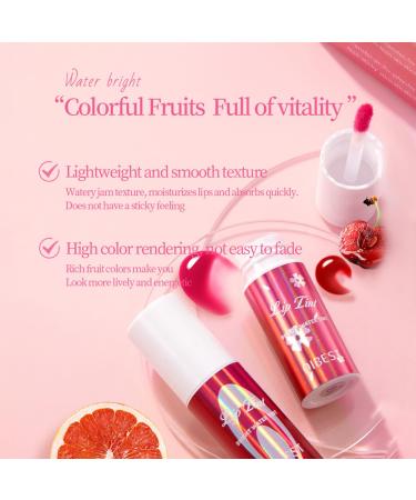 Shop 6 Colors Lip Tint Stain Set | Korean Plumping Long-Lasting & Smudge-Proof Lip & Cheek Tints - Moisturizing Gloss for Every Occasion - Buy Online on GoSupps.com