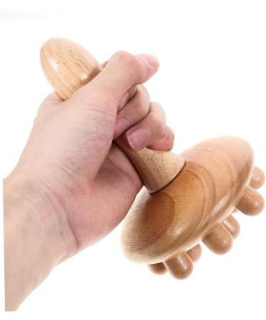 Beavorty Portable Wooden Body Massage Device | Hand & Foot Massager with Roller Tools for Ultimate Relaxation - Buy Online on GoSupps.com