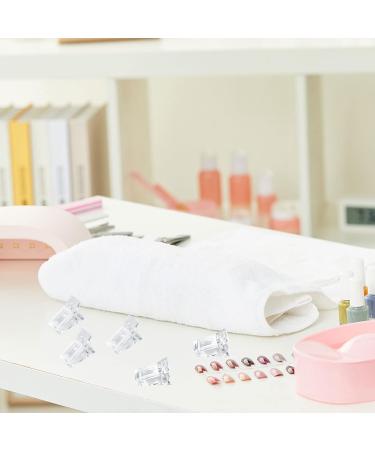 10 Pcs Plastic Nail Tips Clips for Quick Gel Nail Extensions - Transparent - Buy Online on GoSupps.com